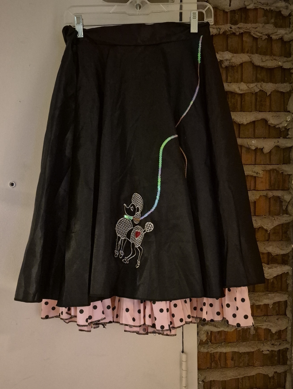 Forum Novelties Inc Black Poodle Circle Skirt Costume Size S Small One Size